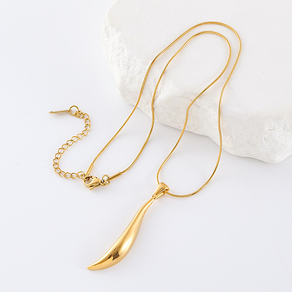 Элегантные подвески-капли из нержавеющей стали для подарка