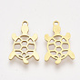 201 Stainless Steel Pendants, Laser Cut Pendants, Tortoise