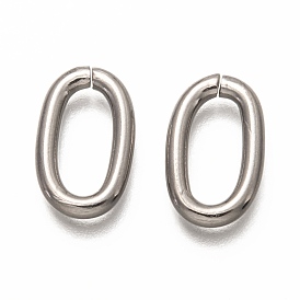 304 из нержавеющей стали открыты кольца прыжок, овальные