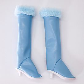 PU Leather Doll High-heeled Boots, Doll Making Supples
