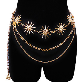 Ceintures à chaîne en alliage, ceintures à maillons métalliques pour femmes pour pantalons et robes