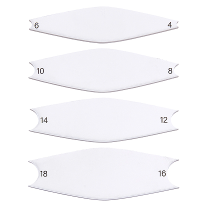 4 шт. 4 стили акриловая глина клинья доска, для глиняных поделок, искусства, керамики, гончарных инструментов