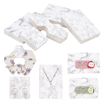 Cardboard Jewelry Display Cards, for Hanging Earring & Necklace Display