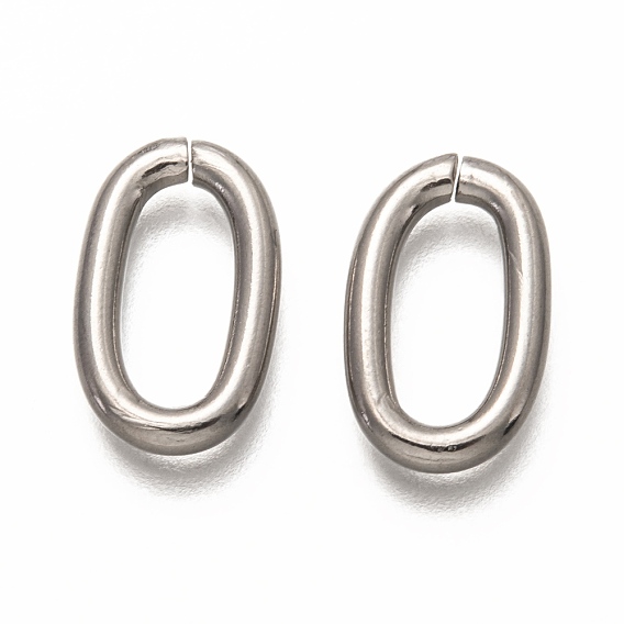 304 из нержавеющей стали открыты кольца прыжок, овальные