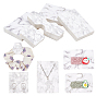Cardboard Jewelry Display Cards, for Hanging Earring & Necklace Display