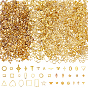 6Bags 6 Style Brass Cabochons, Nail Art Decoration Accessories