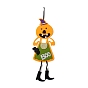 Halloween Theme Felt Cloth Hanging Door Signs, Wall Decoration, Decorative Props for Indoor, Outdoor, Pumpkin Character