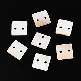 Кнопки пресноводных оболочки, 2-луночное, квадратный