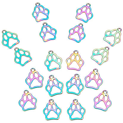20Pcs Alloy Pendants, Cadmium Free & Nickel Free & Lead Free, Dog