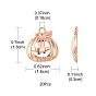20Pcs Tibetan Style Halloween Pumpkin Jack-O'-Lantern Alloy Pendants, Lead Free & Cadmium Free