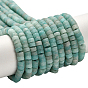 2 нити натуральные амазонитовые бусины нити, матовые, дисковые бусы, Heishi бусы