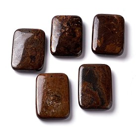 Natural Bronzite Big Pendants, Rectangle