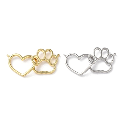 Стойки обшивки латунные подвески, без кадмия и без свинца, долговечный, подвеска в виде сердца и лапы