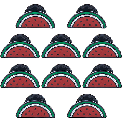 10 шт. Застежки для булавок из эмалированного сплава в виде арбуза для рюкзака и одежды