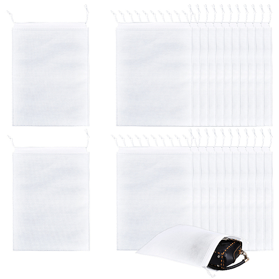 24 шт. пыленепроницаемые нетканые материалы для хранения обуви, шнурок сумки, прямоугольные