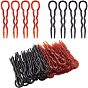 Plastic Hair Forks Sets, with U Shape Wave Barrette