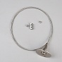 Steel Cable Suspension Hook with Mounting Plate