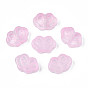 Transparent Spray Painted Glass Beads, Cloud