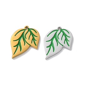 Ионное покрытие (ip) 304 подвески из нержавеющей стали, с эмалью, очарование листа