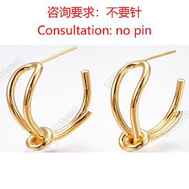 Pendentifs en laiton, noeud