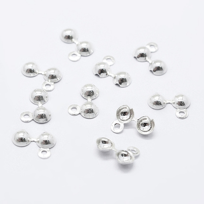 925 Sterling Silver Bead Tips Knot Covers