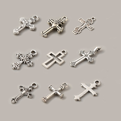 Сплавочные подвески тибетского стиля, крест очарование, религия