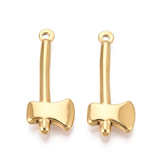 304 подвески из нержавеющей стали, топор, ионное покрытие (ip)