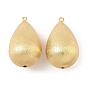 Подвески из латуни в форме слезы, стойки покрытие, долговечный, без кадмия и без свинца