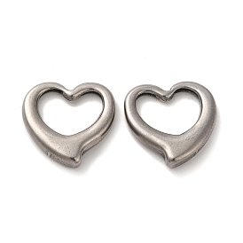 Valentine's Day 304 Stainless Steel Linking Rings, Heart