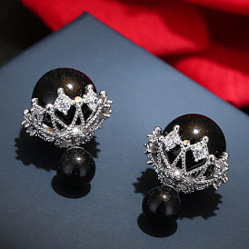 Minimalist Pearl Drop Earrings for Women, Hypoallergenic Sterling Silver Jewelry