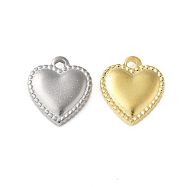 304 подвески из нержавеющей стали, ионное покрытие (ip), сердце прелести