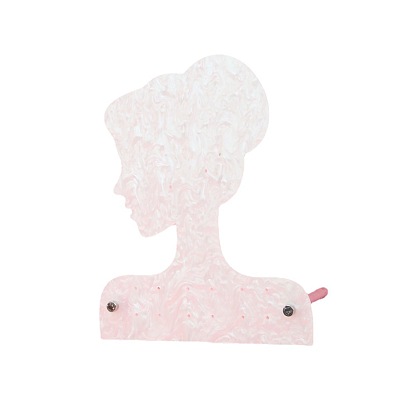 Acrylic Girl Earring Holder, Earrings Display Rack Jewelry Display