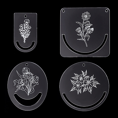 Акриловый швейный инструмент, цветок