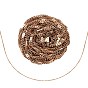 PVD Vacuum Plating 304 Stainless Steel Figaro Chains, Soldered