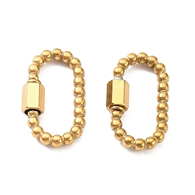 304 карабин с замком из нержавеющей стали, ионное покрытие (ip), овальные