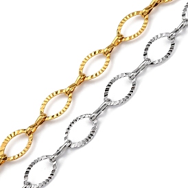 304 цепи овальные из нержавеющей стали, ионное покрытие (ip), несварные, с катушкой