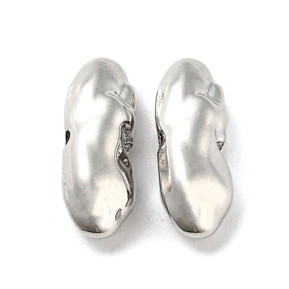 Rack Plating Alloy Beads,  Lead Free & Cadmium Free & Nickel Free, Peanut