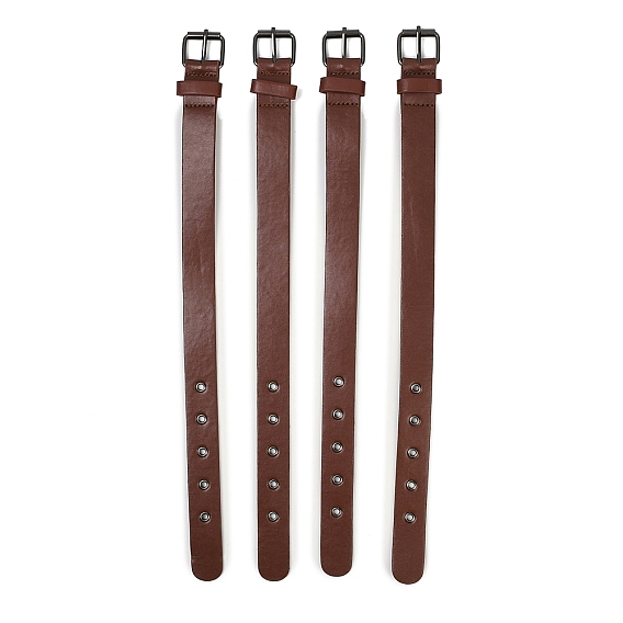 Ремень из искусственной кожи, с железными пряжками