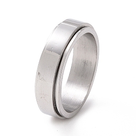 201 простое вращающееся кольцо из нержавеющей стали, Кольцо-спиннер для снятия беспокойства и стресса