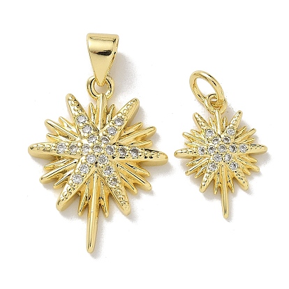 Латунные микро проложить кубического циркония подвески, без кадмия, без никеля и без свинца, звезды прелести