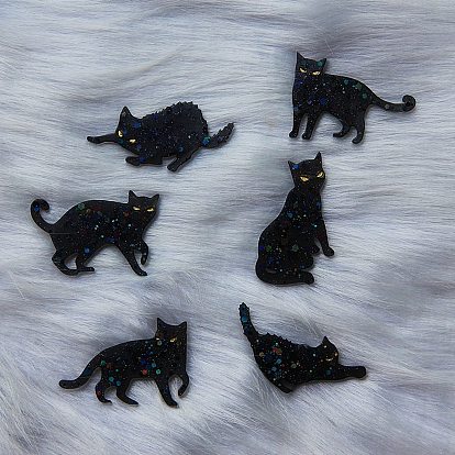 Cat Cabochon DIY Silicone Molds, Resin Casting Molds, for UV Resin, Epoxy Resin Craft Making
