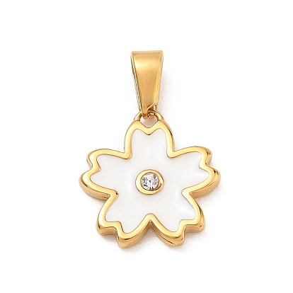 304 нержавеющей стальной эмали подвески, , со стразами, вакуумное покрытие pvd