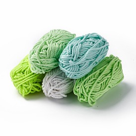 3-Ply Polyester Luminous Yarn, Glow in The Dark Yarn, for Knitting & Crochet