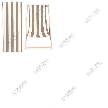 2Pcs Stripe Pattern Canvas Cloth Chair Replacement, for Director Chair, Makeup Chair Seat and Back
