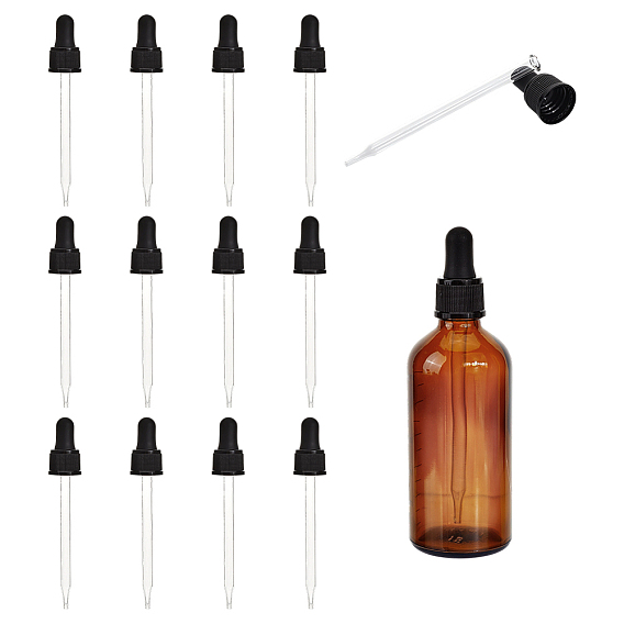 Стеклянная капельница с набором переносных градуированных пипеток