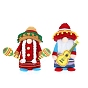 Carnival Party Dwarf Action Figures, Goblin Style Faceless Doll, Mexican Couple Gnomes Plush Decorations
