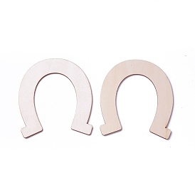 Wood Cabochons, Horseshoe