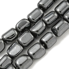 Non-magnetic Synthetic Hematite Beads Strands, Nuggets