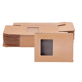 Kraft Paper Box, Festival Gift Wrapping Boxes, Gift Packaging Boxes, for Jewelry, Wedding Party, Rectangle
