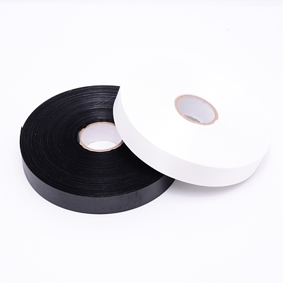 Polyester Blank Sewn-in Label Ribbon, with Spool